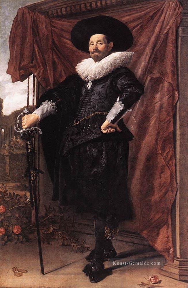 Willem Van Heythuyzen Porträt Niederlande Goldenes Zeitalter Frans Hals Ölgemälde